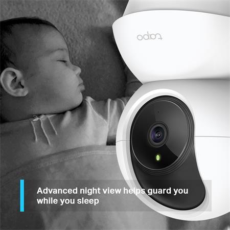 Bezpečnostná kamera, Wi-Fi bezdrôtová sieť, vnútorná, nočné videnie, TP-LINK "Tapo C200" 4