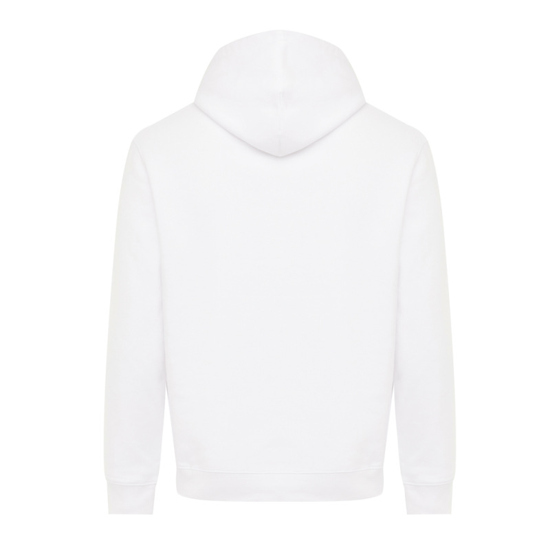 IQONIQ Joshua Unisex mikina s kapucňou z rec. bavlny recycled white M 2