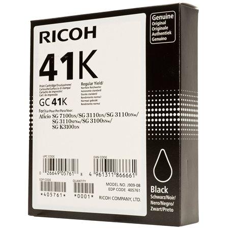 405761 Gélová náplň k tlačiarňam SG 2100N, SG 3100SNw, RICOH Type GC41K čierna, 2,5K 1