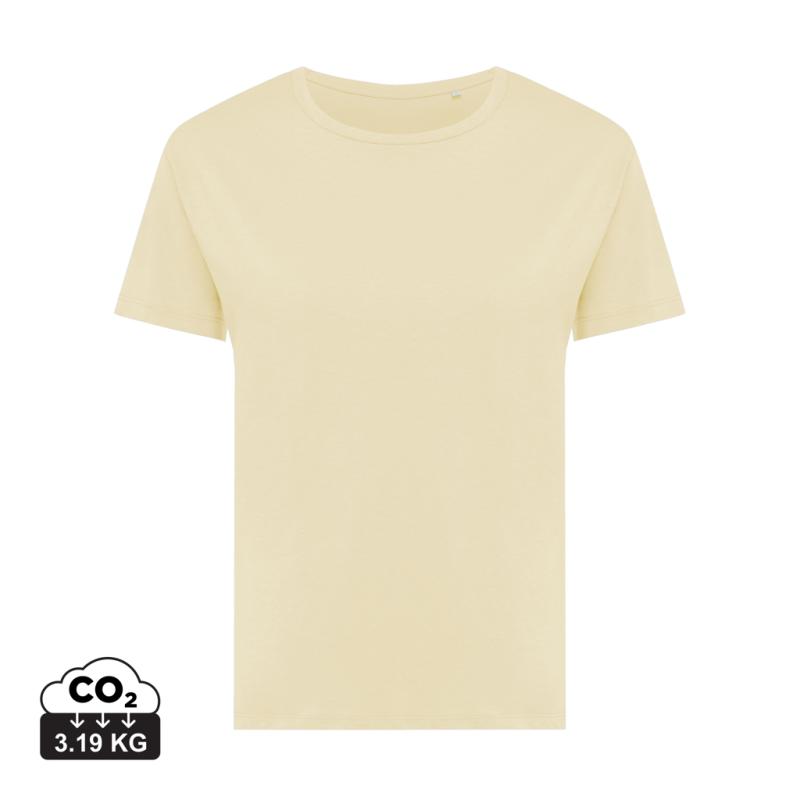 Dámske tričko IQONIQ Yala z recykl. bavlny cream yellow XL
