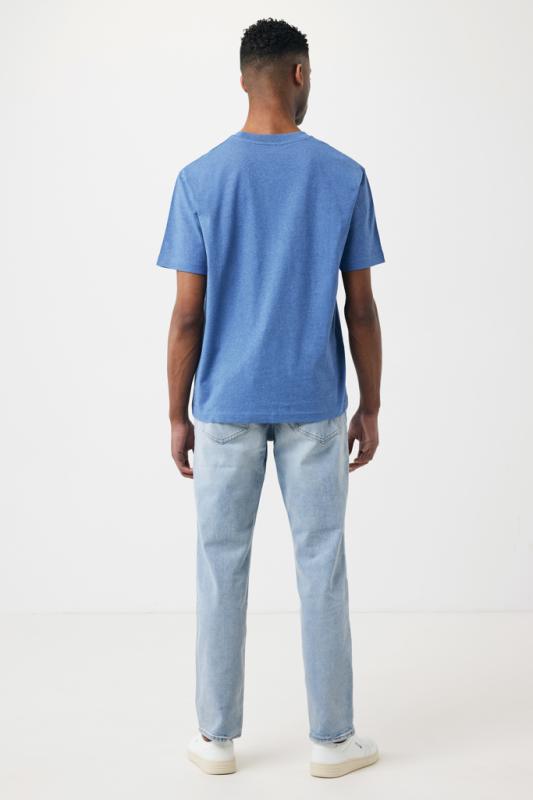 Tričko IQONIQ Teide z recykl. bavlny heather blue XXXL 10