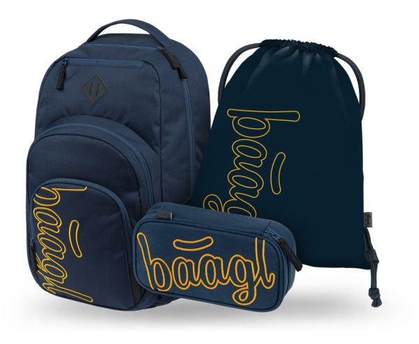 BAAGL SADA 3 Coolmate Lux: batoh, peračník, vrecko