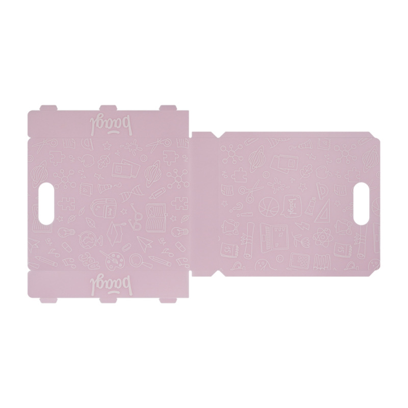 BAAGL Plastové dosky na školské zošity School ružová 3