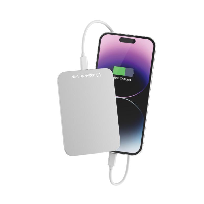 Powerbanka 3000mAh Urban Vitamin Burbank z RCS alu a plastu strieborná 6