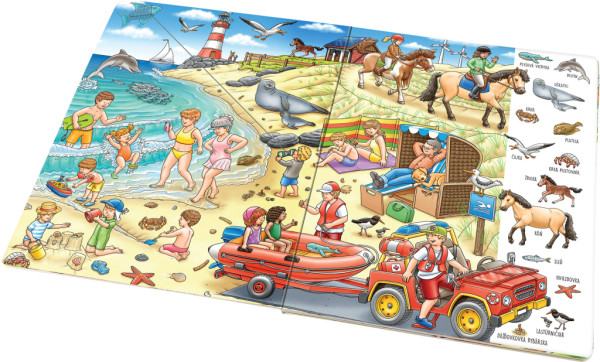 Na cesty – Veľká knižka ZVIERATKÁ – PRVÉ SLOVÁ 2