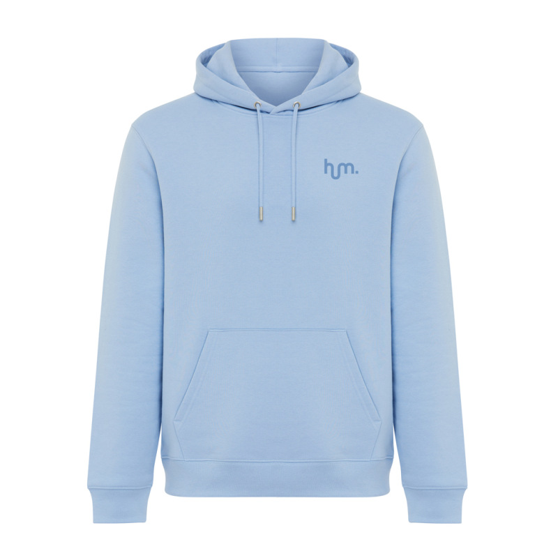 IQONIQ Joshua Unisex mikina s kapucňou z rec. bavlny sky blue L 4