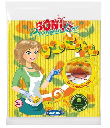 . Špongiová utierka, 2 ks "Bonus Premium Line" 1