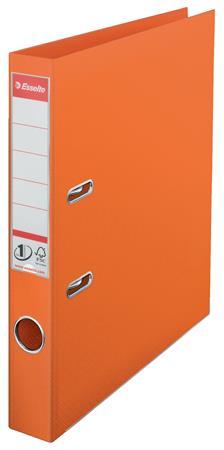 Pákový šanón, 50 mm, A4, PP/PP, s ochranným spodným kovaním, ESSELTE "Standard", oranžový