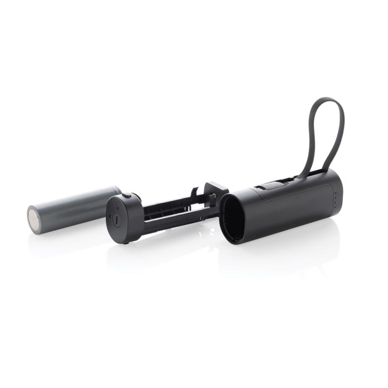 Powerbanka 5000mAh CycleCell s odnímateľnou batériou čierna 7