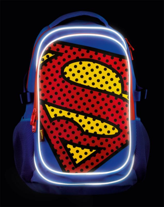 Školský batoh s pršiplášťom Superman – POP 5