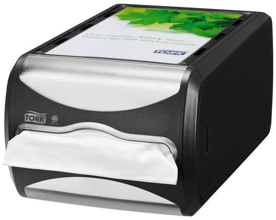 Zásobník na servítky, 14,5x19,1x30,7 cm, N4 systém, Signature Line, TORK "Xpressnap®", čie