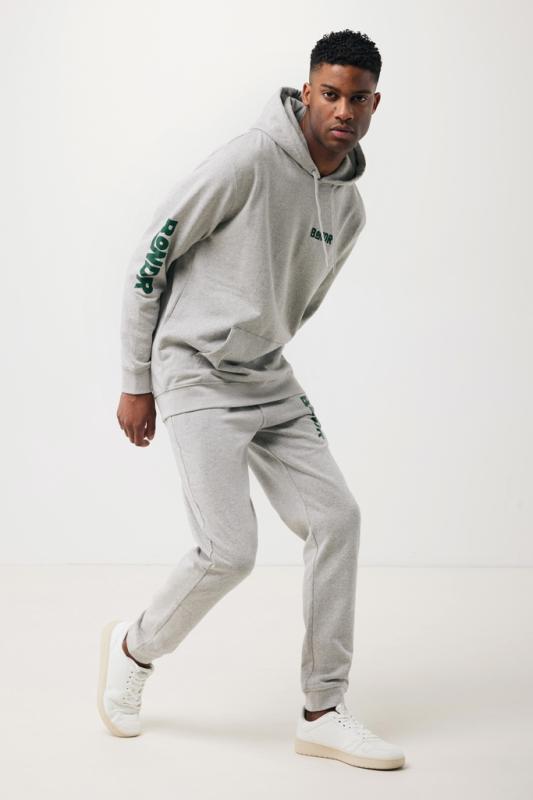Nefarbená mikina s kapucňou IQONIQ Torres z recykl. bavlny heather grey XXL 9