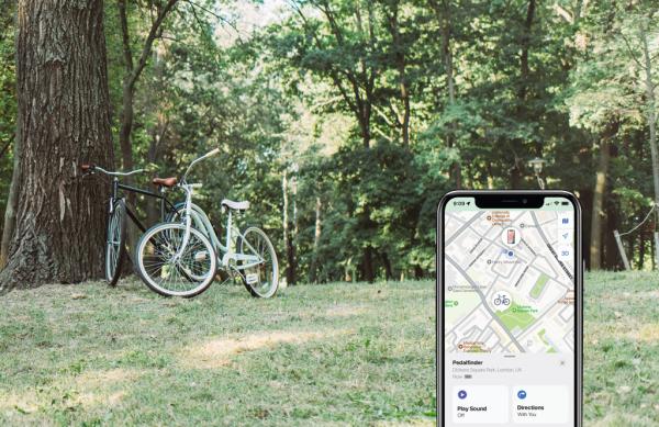 Zvonček na bicykel s lokátorom Pedalfinder čierna 12