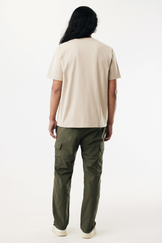 IQONIQ Nikko tričko z hrubej recyklovanej bavlny desert S 12