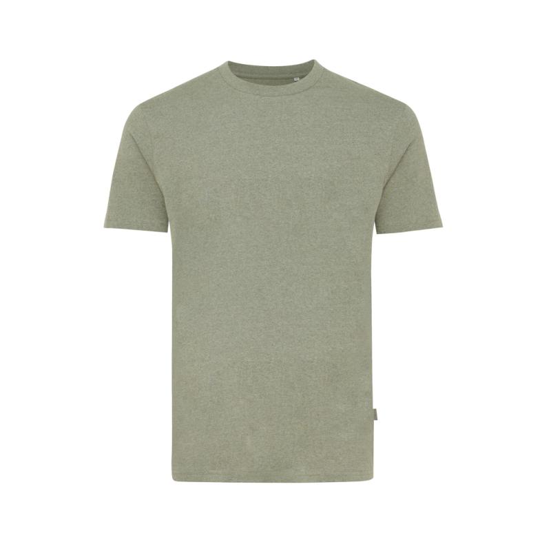 Nefarbené tričko IQONIQ Manuel z recykl. bavlny heather green XL 1
