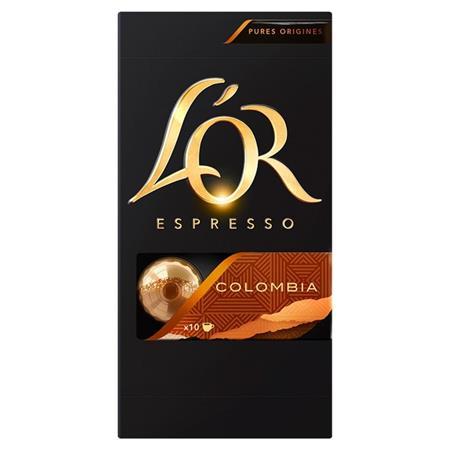 Kávové kapsule, 10 ks, JACOBS DOUWE EGBERTS "L`OR Colombia" 1