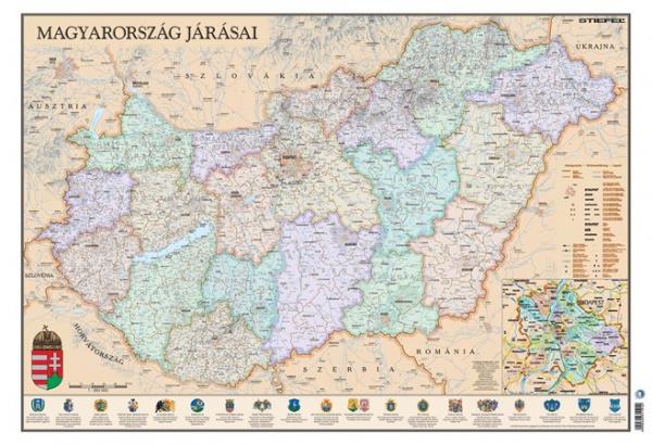 STIEFEL Podložka na stôl, "Uhorsko 1876/Administratíva Magyarország" "Antik Magyarország 1876/Magy 2
