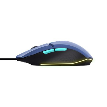 Myš, drôtová, optická, gaming, LED, TRUST "GXT109B Felox", modrá 3