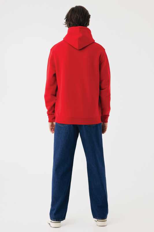 IQONIQ Joshua Unisex mikina s kapucňou z rec. bavlny červená XXL 13