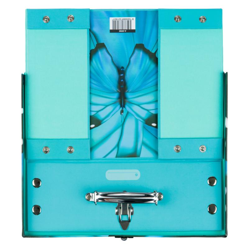 BAAGL Skladací školský kufrík Butterfly s kovaním 3