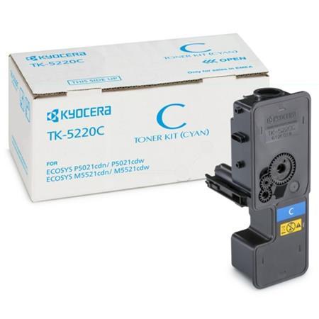 TK5220C Toner k tlačiarňam P5021cdn, P5021cdw, M5521cdn, M5521cdw, KYOCERA modrý 1,2k 1