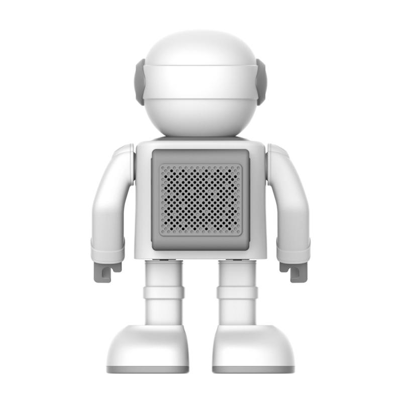 Tancujúci robot s reproduktorom Robert biela 4