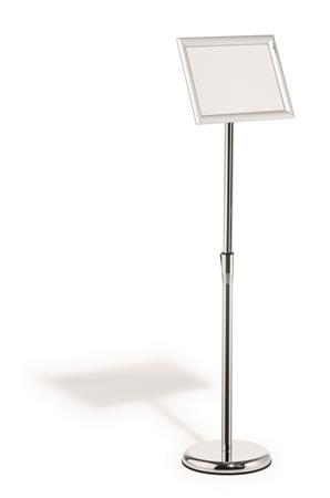Tabuľa na plagáty, stojanový, A4, hliníkový rám, DURABLE 2