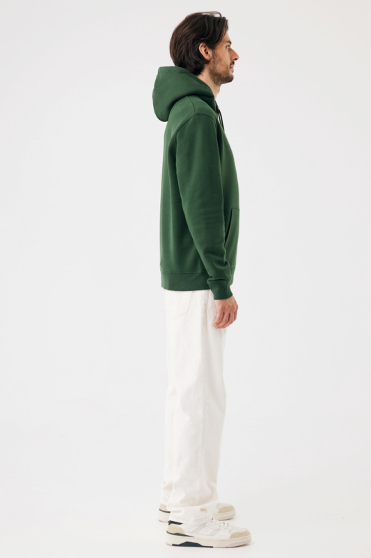 IQONIQ Joshua Unisex mikina s kapucňou z rec. bavlny forest green XL 12