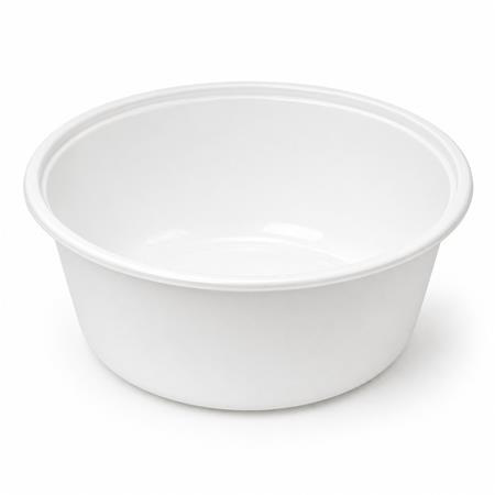 . Plastový tanier na polievku, uzatvárateľný viečkom, 750 ml, 50 ks, biely 1