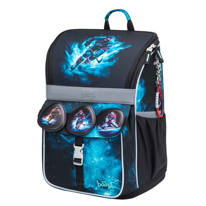 BAAGL Školská aktovka Zippy Hokej 1