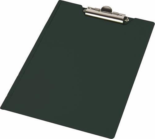 PANTA PLAST Podložka na písanie, s príklopom,  A4, rohové vrecko, PANTAPLAST, čierna