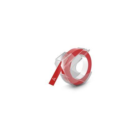 Páska do štítkovača, 9 mm x 3 m, DYMO "3D", červená 1