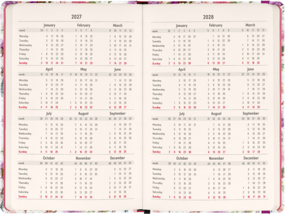 NOTIQUE Weekly Purse size planner Dream Catcher 2027, 9,8 x 14,5 cm 2