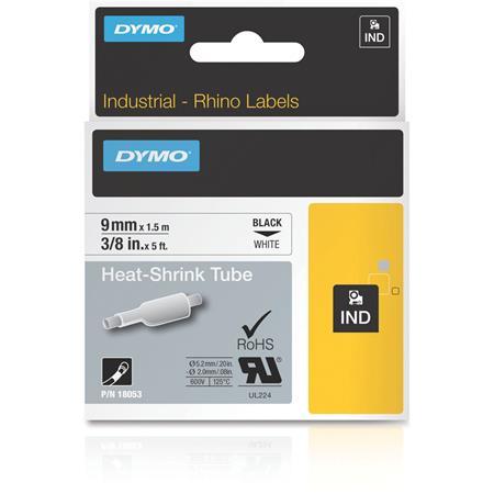 DYMO Páska, fóliovaná, 9 mm x 1,5 m, biela/čierne písmenká