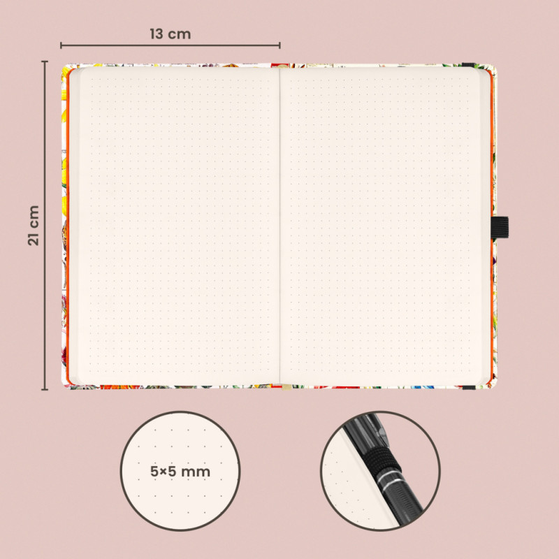 NOTIQUE Notes Herbár Kateřiny Winterové, bodkovaný, 13 x 21 cm 2