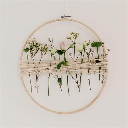 . Kovová obruč, biela, EFCO, 25 cm 2