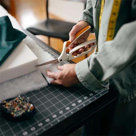 Nožnice na látky, 26 cm, FISKARS "EasyAction™", oranžové 5