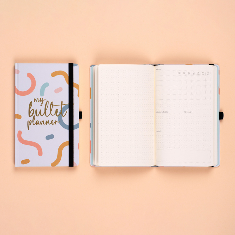 Týždenný nedatovaný diár My Bulelt Planner, 13 × 21 cm CZ/SK 6