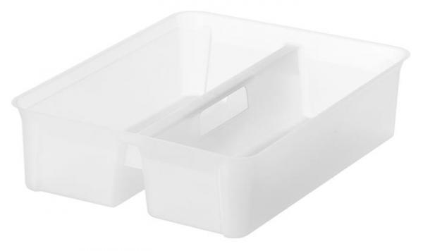 Organizačný modul, vyberateľný, pre boxy Classic 15, 2 priehradky, s úchytkami, SMARTSTORE