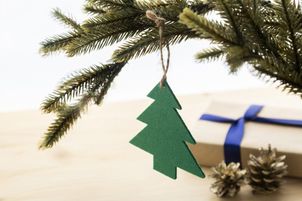 Joulox RPET ozdoba na vianočný stromček, Santove topánky 1