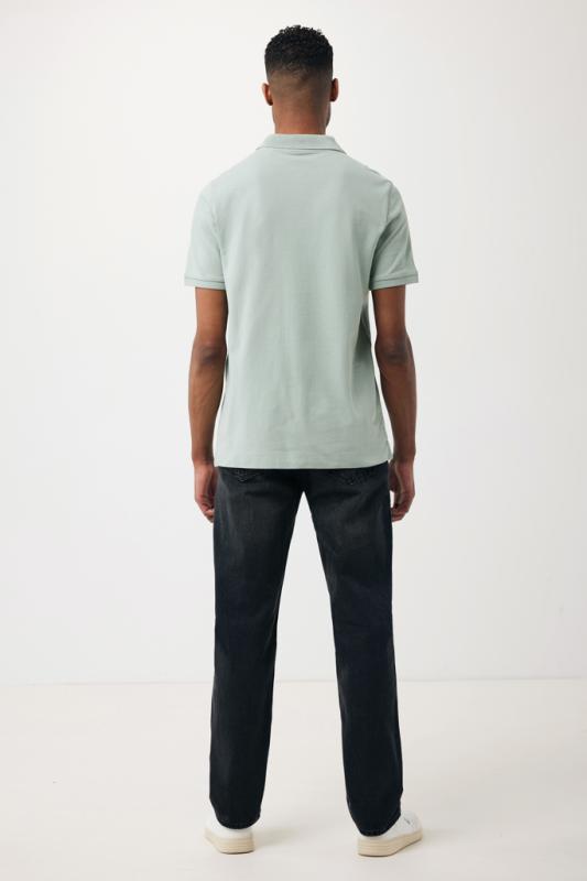 Polo tričko IQONIQ Yosemite z recykl. bavlny Iceberg green 4XL 11