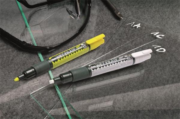 Kriedový popisovač, 2-4 mm, dlátový hrot, PENTEL "SMW26", oranžová 3