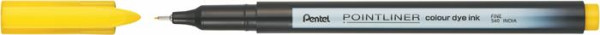 Liner, 0,4 mm, PENTEL "Pointliner", žltý
