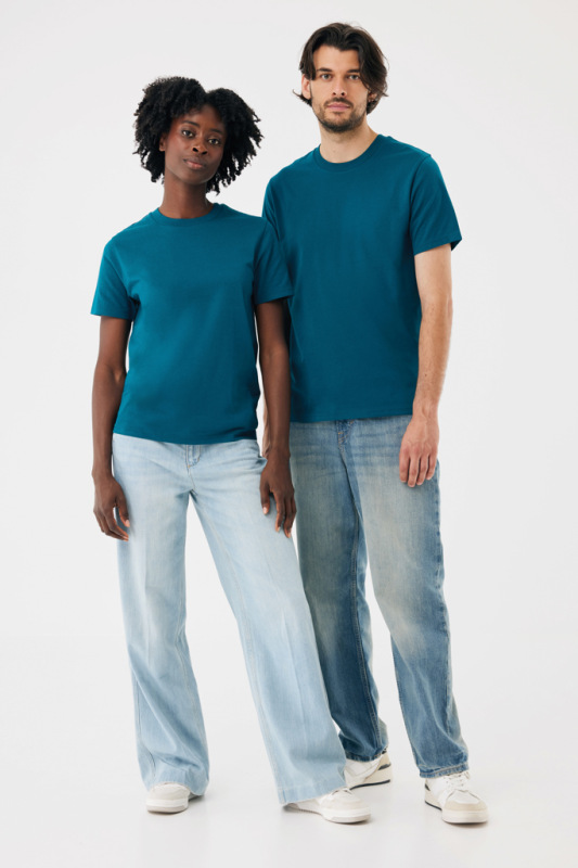 Ľahké tričko IQONIQ Sierra z recykl. bavlny dark teal XL 14