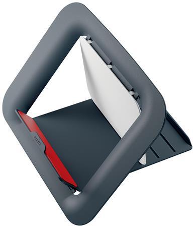 Stojan na notebook, nastaviteľný, LEITZ "Ergo Cosy", zamatová sivá 4