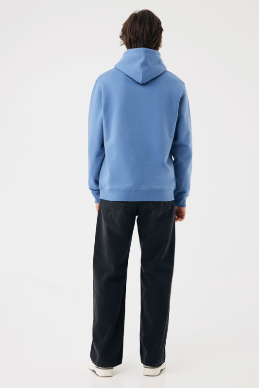 IQONIQ Joshua Unisex mikina s kapucňou z rec. bavlny moon blue XS 14