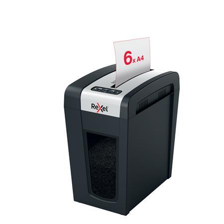 Skartovací stroj, mikrokonfety, 6 listov, REXEL "Secure MC6-SL" 2
