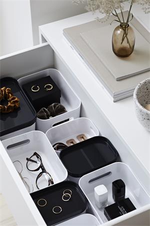 Úložný box, plastový, 1,5 l, SMARTSTORE "Compact S", biely 3