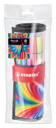Fixky, sada, STABILO "Pen 68 ARTY", 25 rôznych farieb