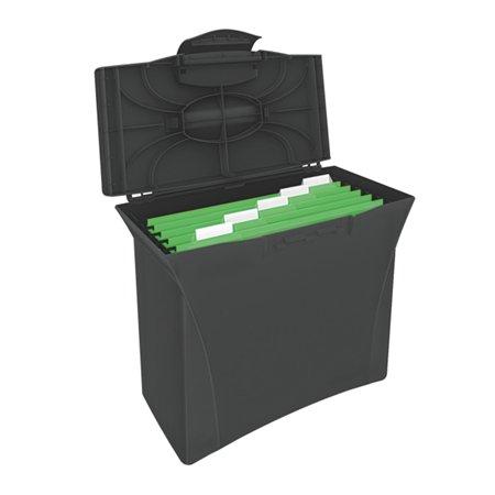 Zásobník na závesné dosky, plast, 5 ks závesných dosiek, mobilný, ESSELTE "Europost", Vivi 2